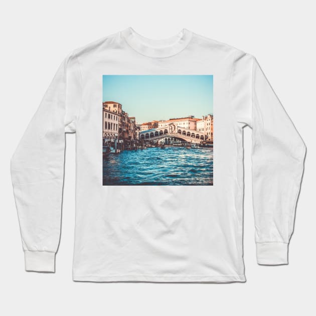 Rialto Bridge Long Sleeve T-Shirt by ArtoTee